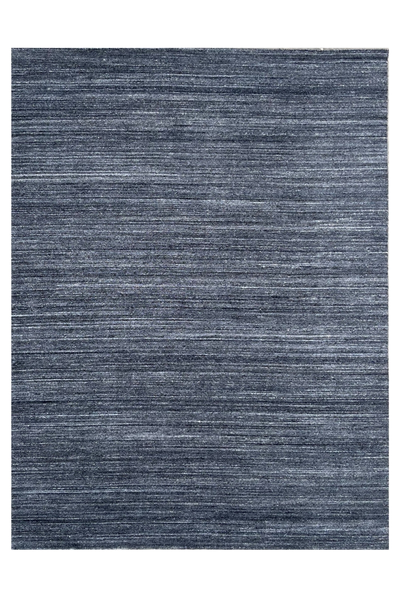 KC13000CH9X12 9 x 12 ft. Charcoal Hand-Knotted Wool Lori Baft Classic Solid Color Rectangle Area Rug
