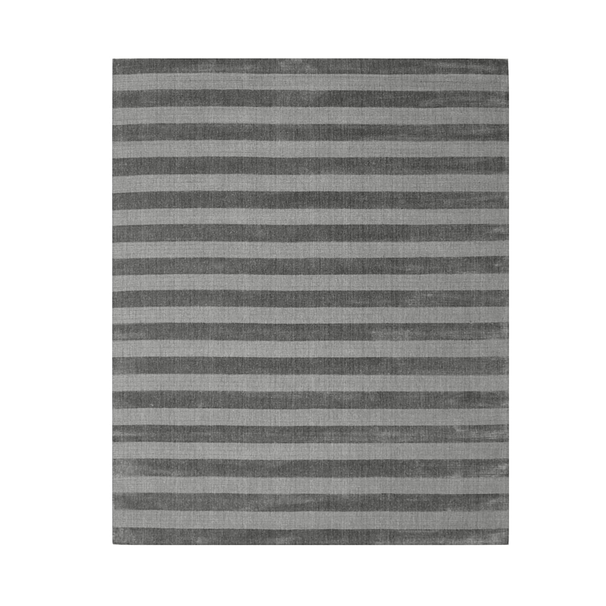 FM12BL10X14 10 x 14 ft. Blue & Gray Hand-Knotted Wool Loop & Pile Rectangle Area Rug