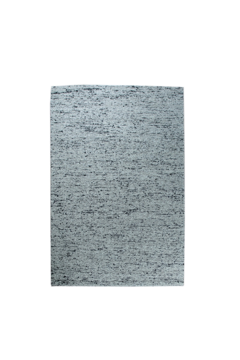 FM36ADGY8X10 8 x 10 ft. Dark Gray Hand-Knotted Wool Modern Flat Weave Rectangle Area Rug