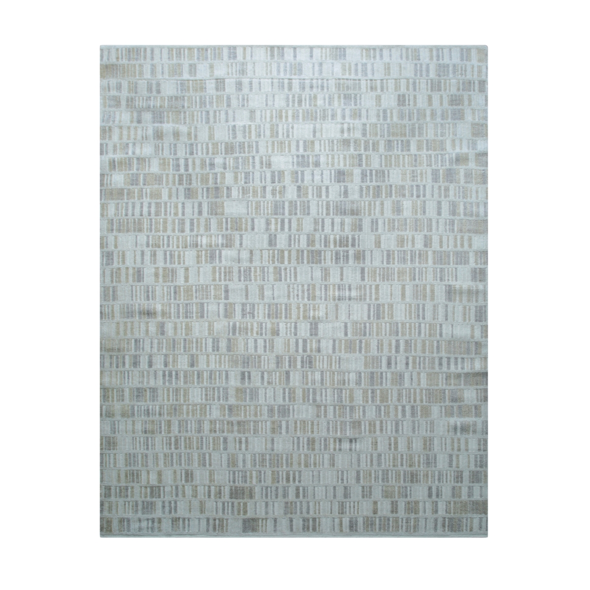OW8IV4X6 4 x 6 ft. Elegant Ivory Hand-Knotted Wool Rectangle Area Rug