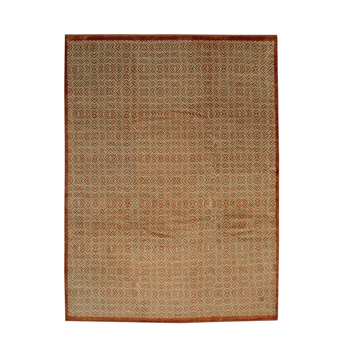 FAF135GD3X12 3 x 12 ft. Gold Transitional All-Over Ningxia Runner Area Rug