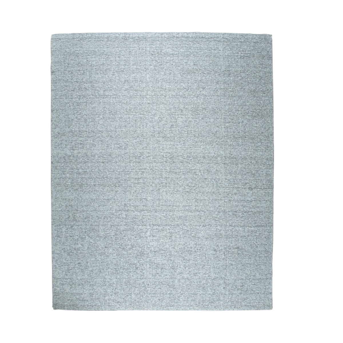 FM36SL6X9 6 x 9 ft. Hand-Knotted Wool Silver Plush Flatweave Loom Rectangle Area Rug