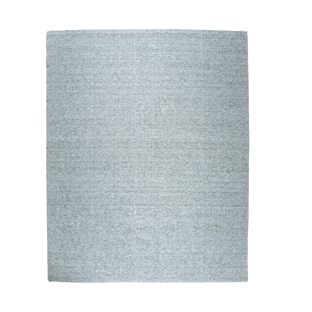 FM36SL8X10 8 x 10 ft. Hand-Knotted Wool Silver Plush Flatweave Loom Rectangle Area Rug
