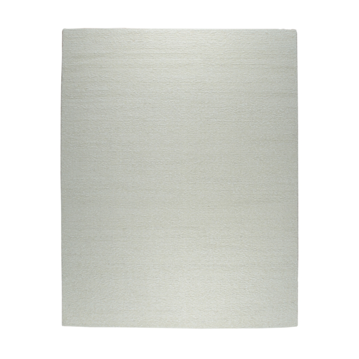 FM44IV8X10 8 x 10 ft. Ivory Hand-Knotted Wool Plush Flatweave Loom Rectangle Area Rug
