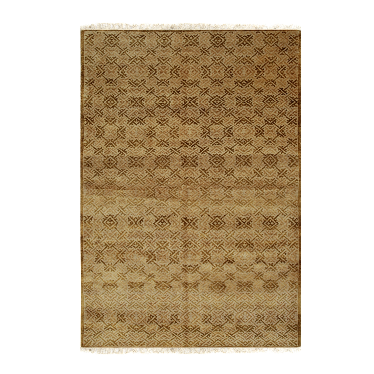 FAF135CGD8X10 8 x 10 ft. Gold Transitional All-Over Ningxia Rectangle Area Rug