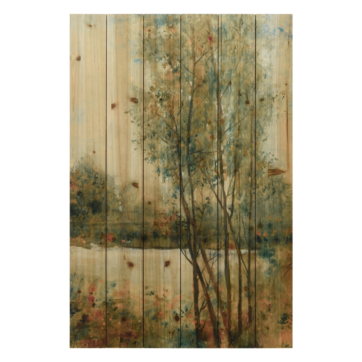 Picture of Empire Art Direct ADL-93394-3624 Fine Art Giclee Printed on Solid Fir Wood Planks - Early Spring 1