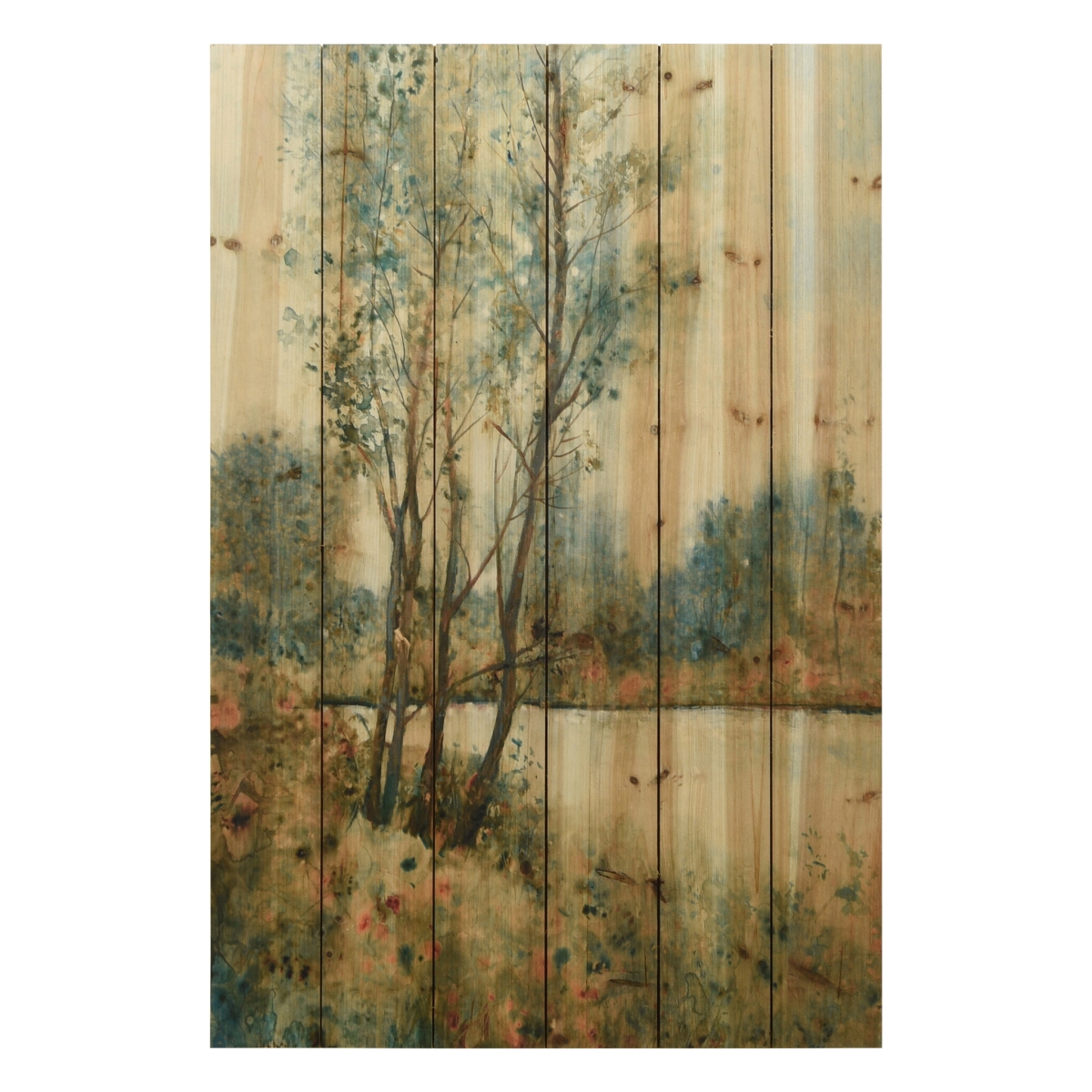Picture of Empire Art Direct ADL-93395-3624 Fine Art Giclee Printed on Solid Fir Wood Planks - Early Spring 2