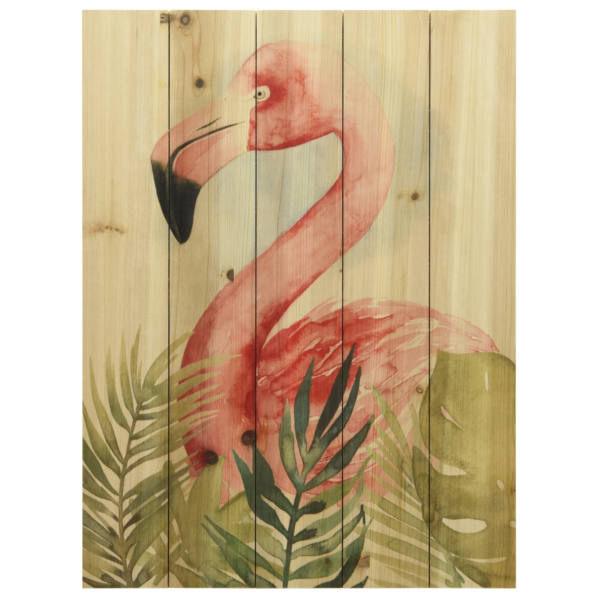 Picture of Empire Art Direct ADL-114695-2418 24 x 18 in. Watercolor Flamingo II Arte De Legno Digital Print on Solid Wood Wall Art