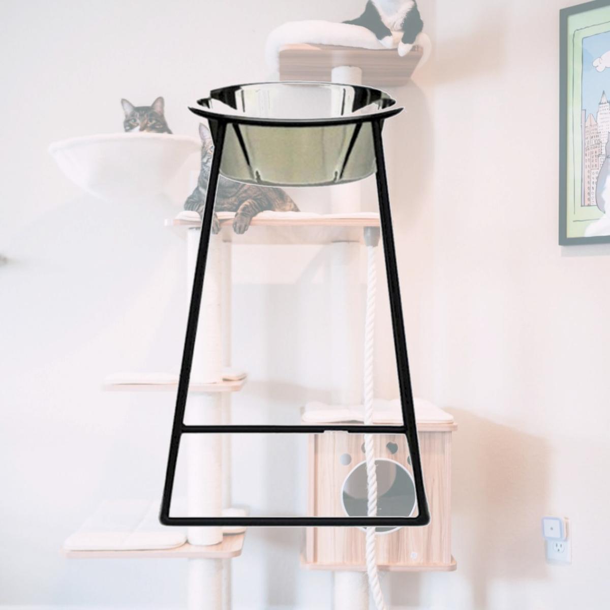 Picture of Pets Stop RSB4 Tall Pyramid Elevated Dog Feeder