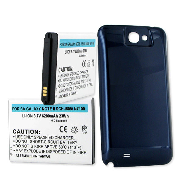 Picture of Empire BLI-1305-6.2BK Samsung Galaxy Note Ii Equal Battery 6.2mAh, 3.7V