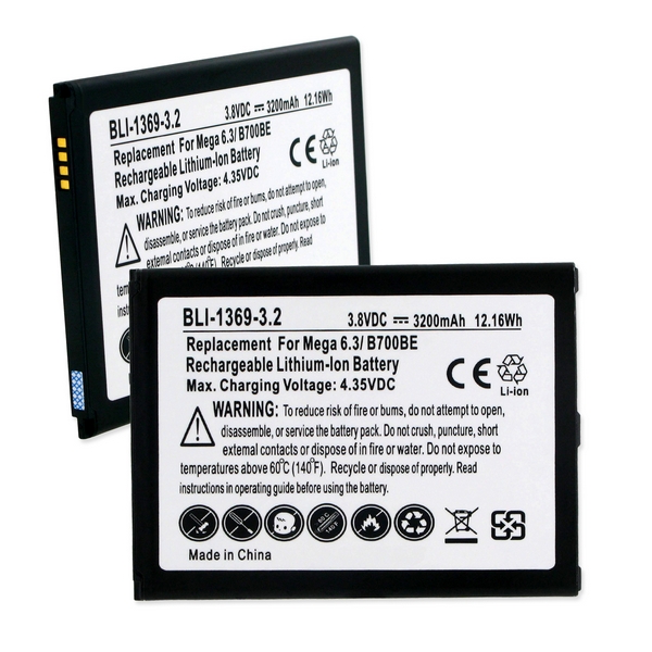 Picture of Empire BLI-1369-3.2BK Samsung Replacement Battery, 3.2Ah, 3.7V