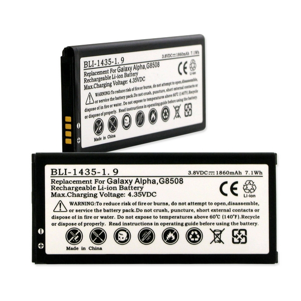 Picture of Empire BLI-1435-1.9BK Samsung Replacement Battery, 1860mAh, 3.8V