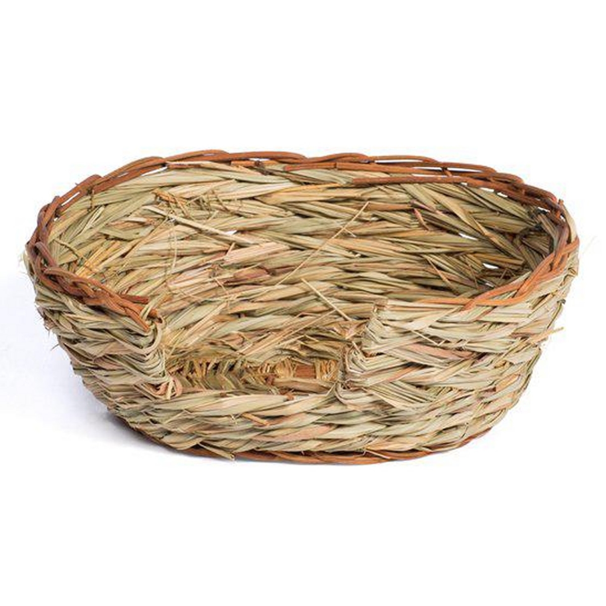Picture of Prevue Pet Products PP-1071 Oval Pet Nest, Natural Grass - Medium