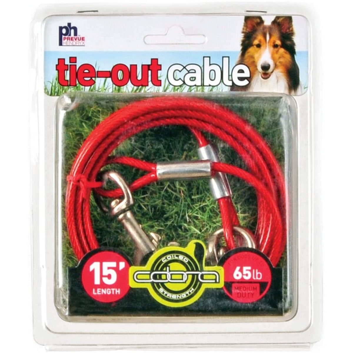 Picture of Prevue Pet Products PP-2119 15 ft. Medium Duty Tie-Out Cable&#44; Red