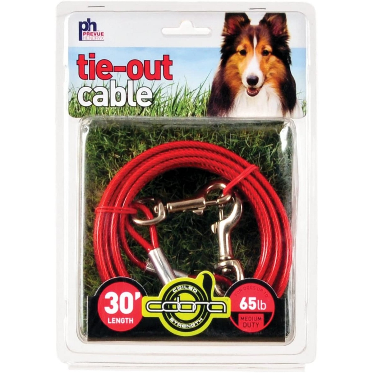 Picture of Prevue Pet Products PP-2121 30 ft. Medium Duty Tie-Out Cable&#44; Red