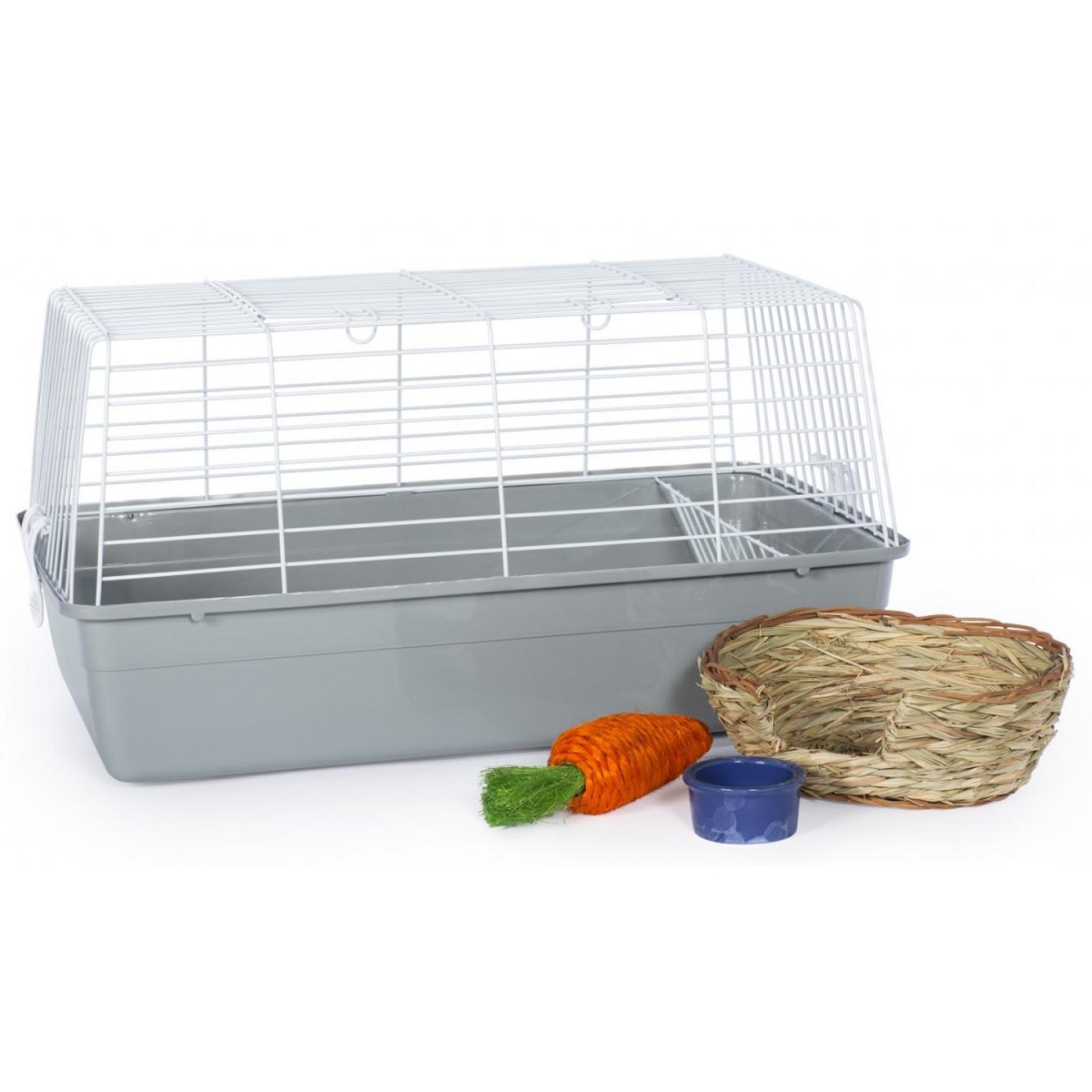 Picture of Prevue Pet Products PP-527-KIT Bella Rabbit Cage Kit - White & Grey - Medium