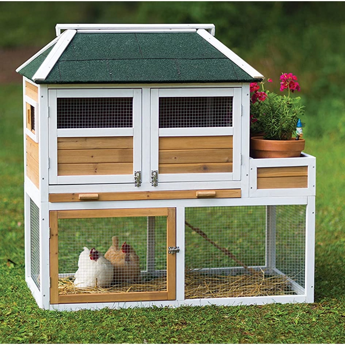 Picture of Prevue Pet Products PP-4701 Chicken Coop with Herb Planter