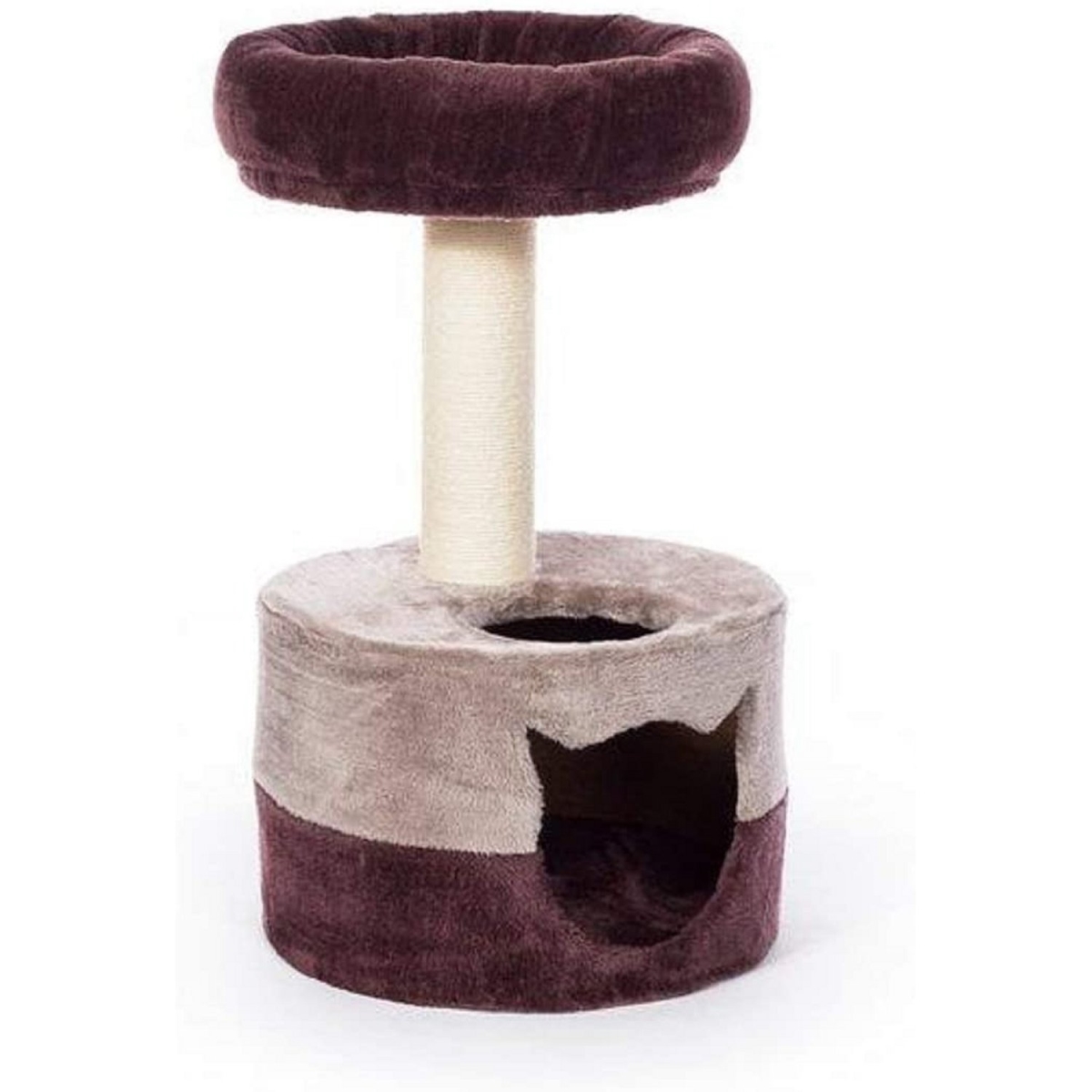 Picture of Prevue Pet Products PP-7302 Kitty King Scratching Post&#44; Plum & Gray