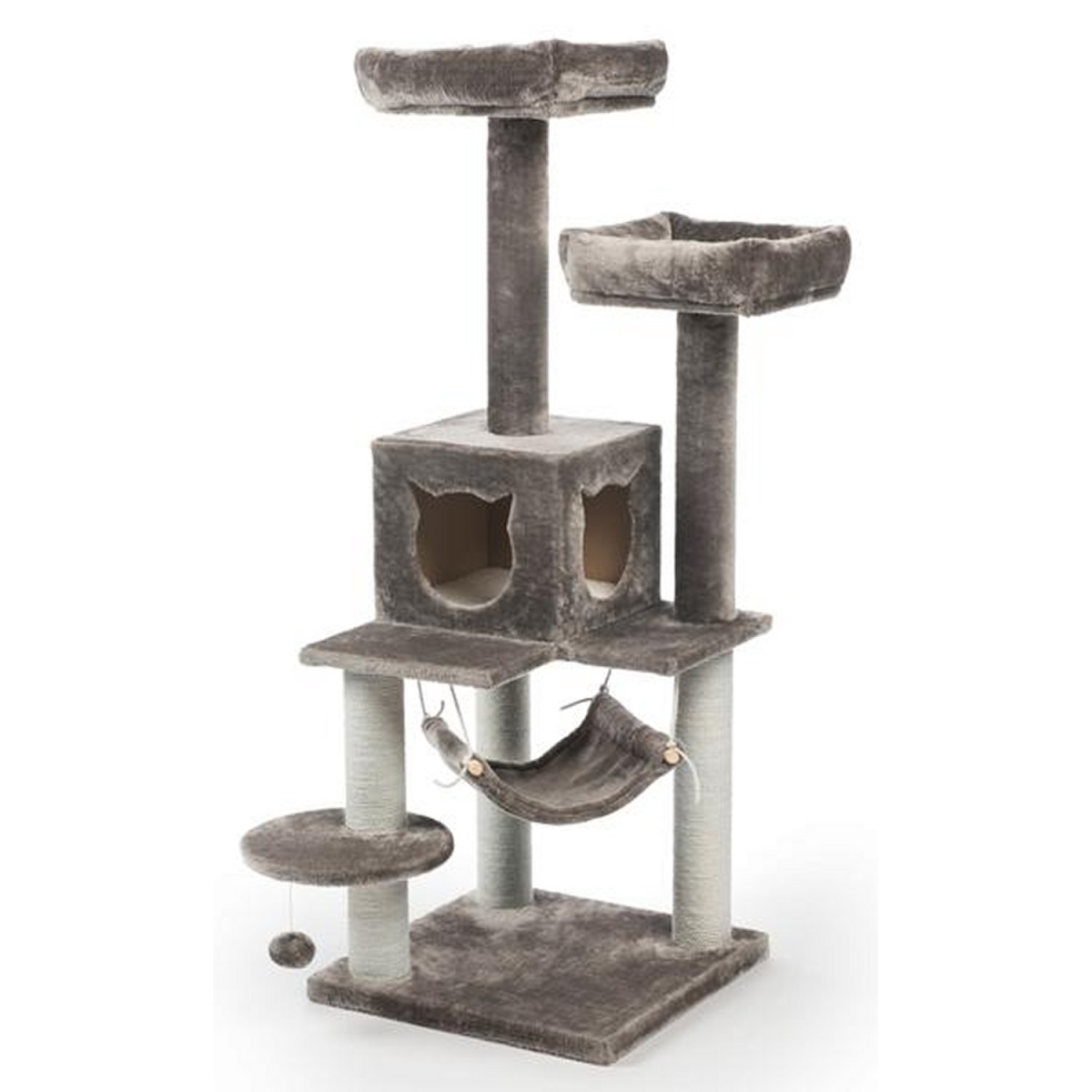 Picture of Prevue Pet Products PP-7310 Kitty Power Paws Party Tower, Gray