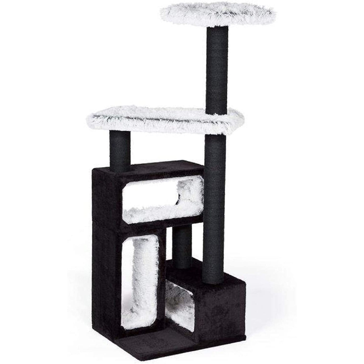 Picture of Prevue Pet Products PP-7314 Kitty Power Paws Domino Cat Scratching Post&#44; Black & Frost White