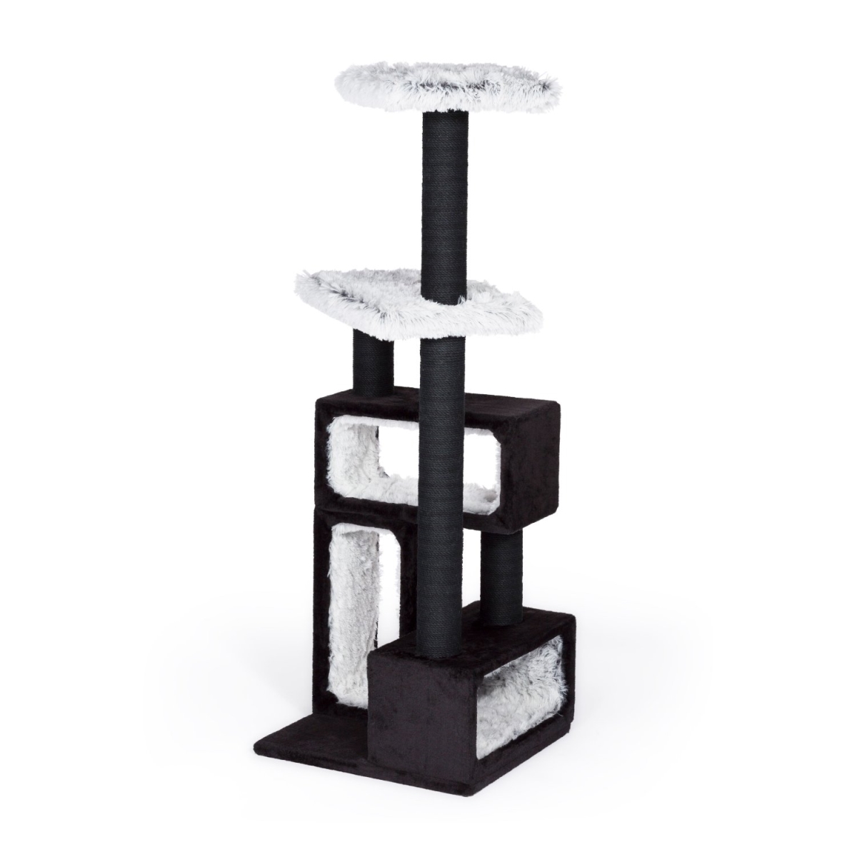 Picture of Prevue Pet Products PP-7314 Kitty Power Paws Domino Cat Scratching Post&#44; Black & Frost White