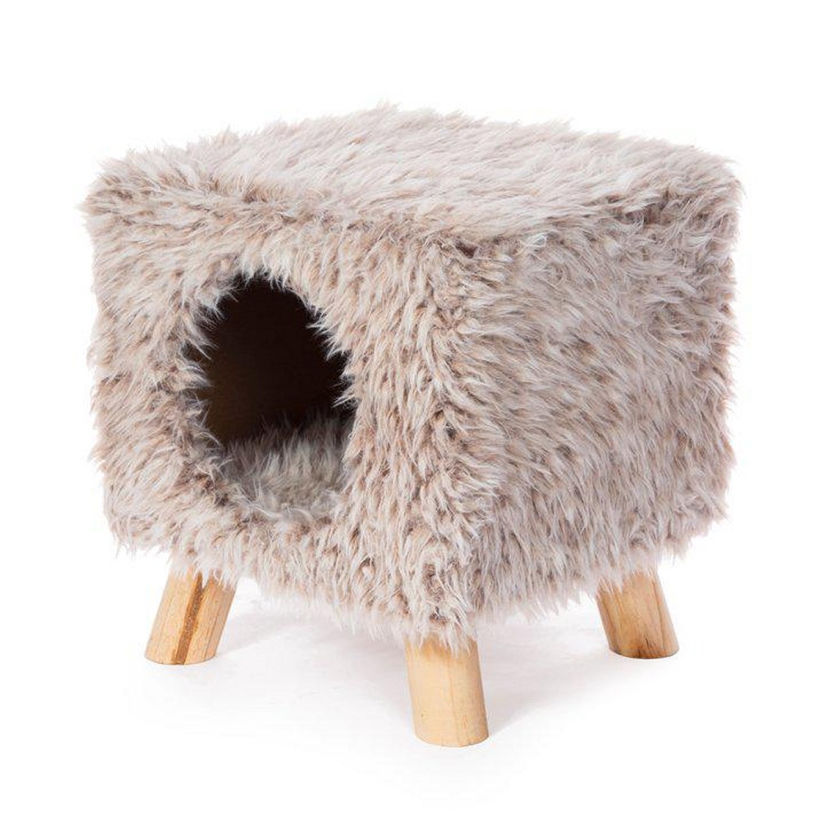 PP-7380 Kitty Power Cozy Cube, Frost Tan