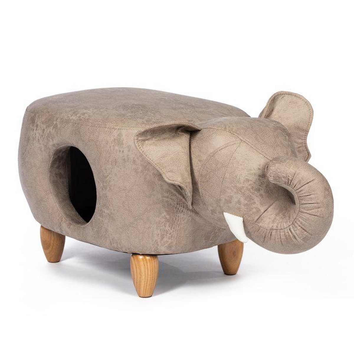 Picture of Prevue Pet Products PP-7390 Elephant Shape Ottoman&#44; Gray