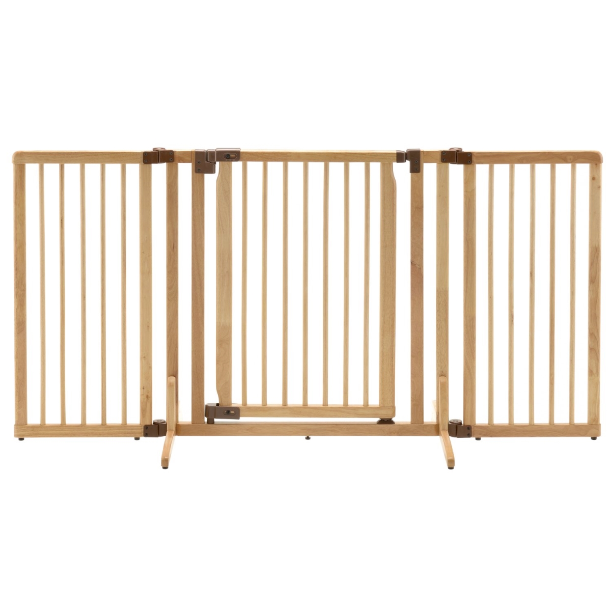 Picture of Richell 94939 Premium Plus Pet Gate, Natural Wooden