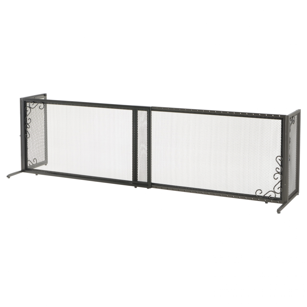 Picture of Richell 94947 40-71 x 18 x 20 in. Freestanding Metal Mesh Pet Gate - Antique Bronze - Large