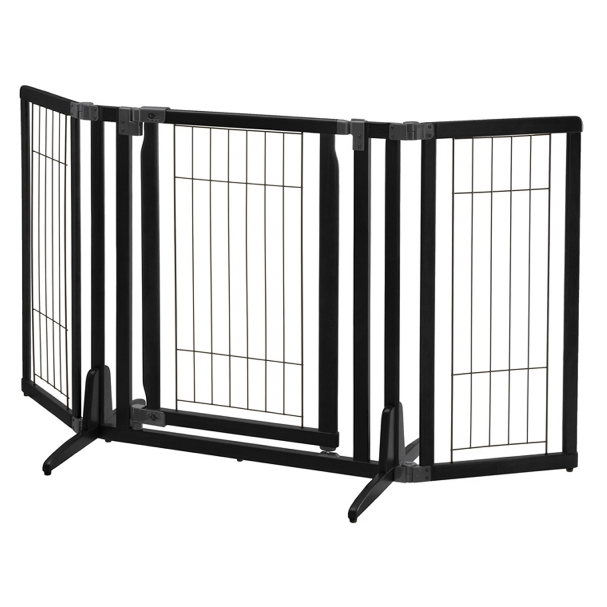Picture of Richell 94956 Premium Plus Freestanding Pet Gate&#44; Black