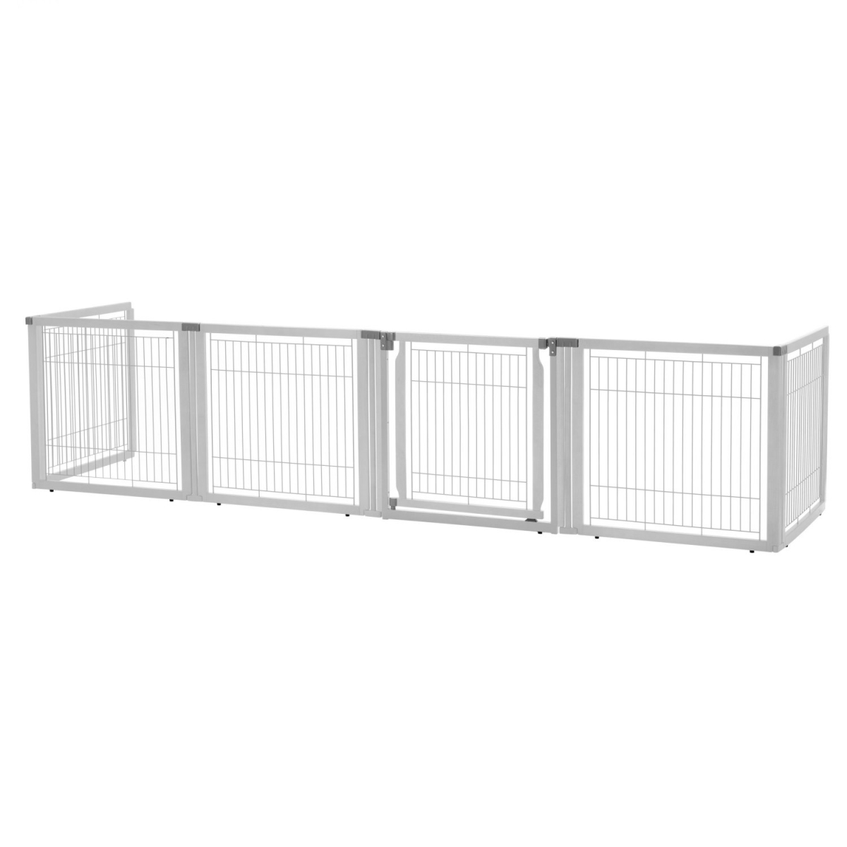 Picture of Richell 94959 Convertible Elite 6 Panel Pet Gate, Origami White