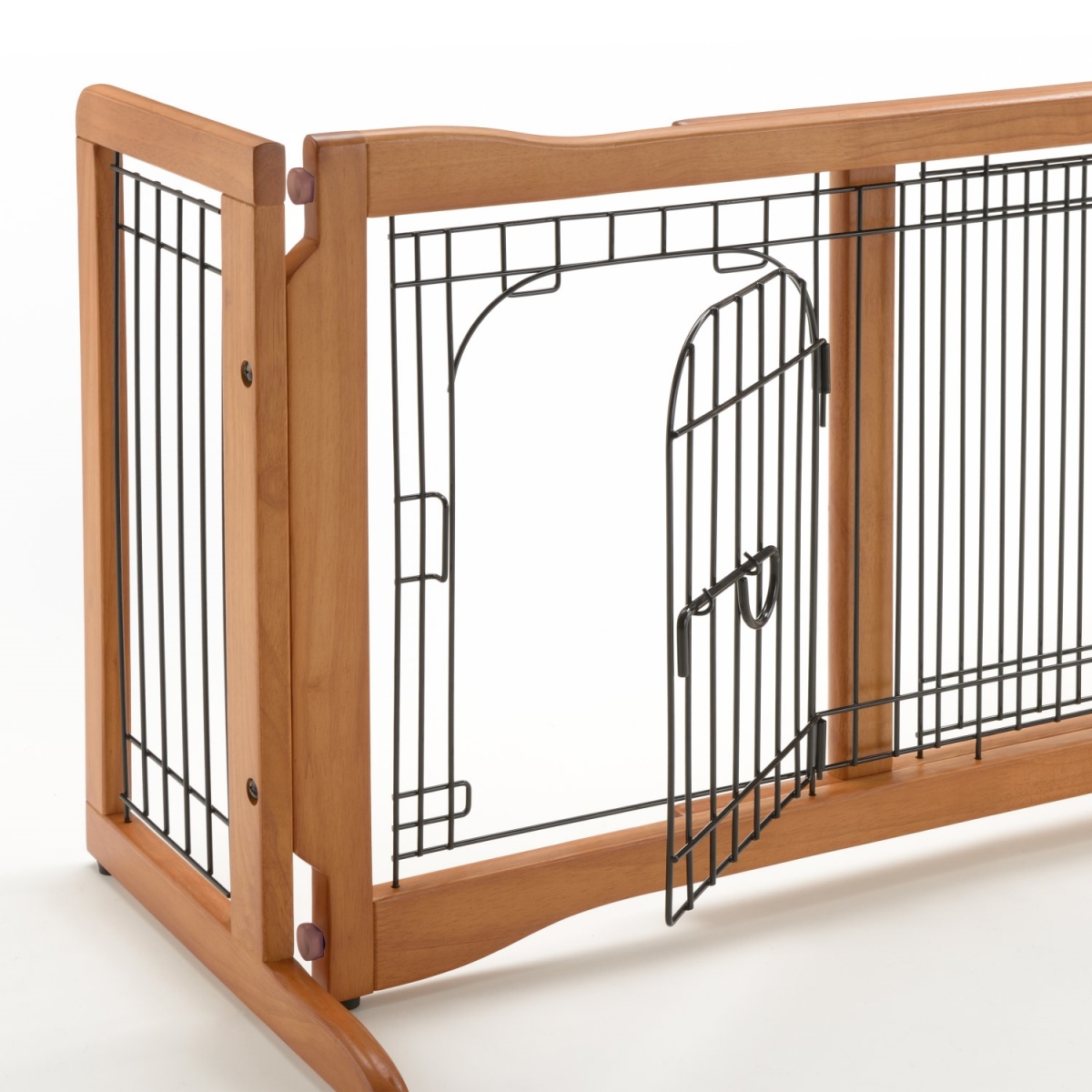 Picture of Richell 94961 Pet Sitter Freestanding Pet Gate Plus, Autumn Matte