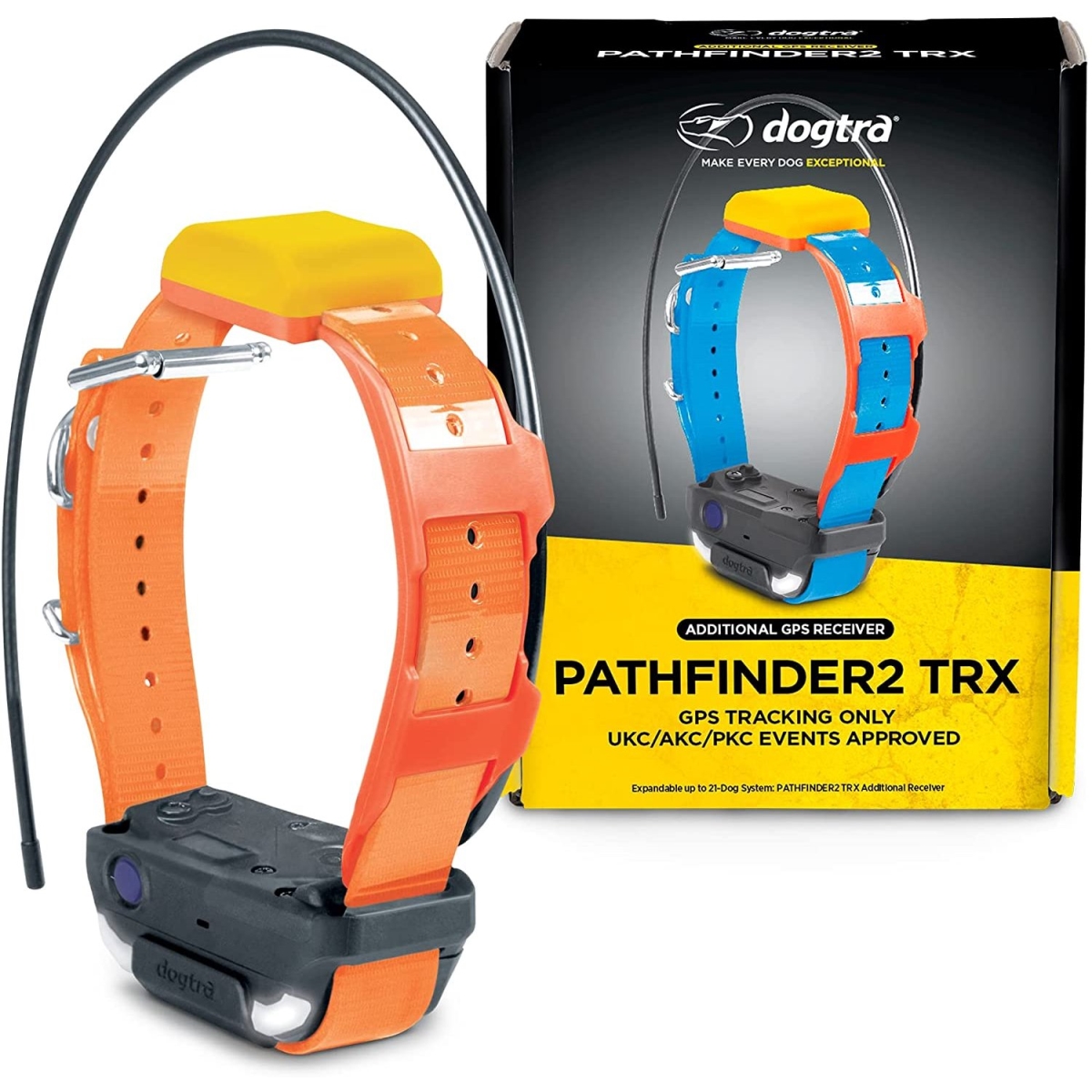 Picture of Dogtra PF2 TRX ORANGE Pathfinder 2 GPS Dog Tracker Collar - Orange