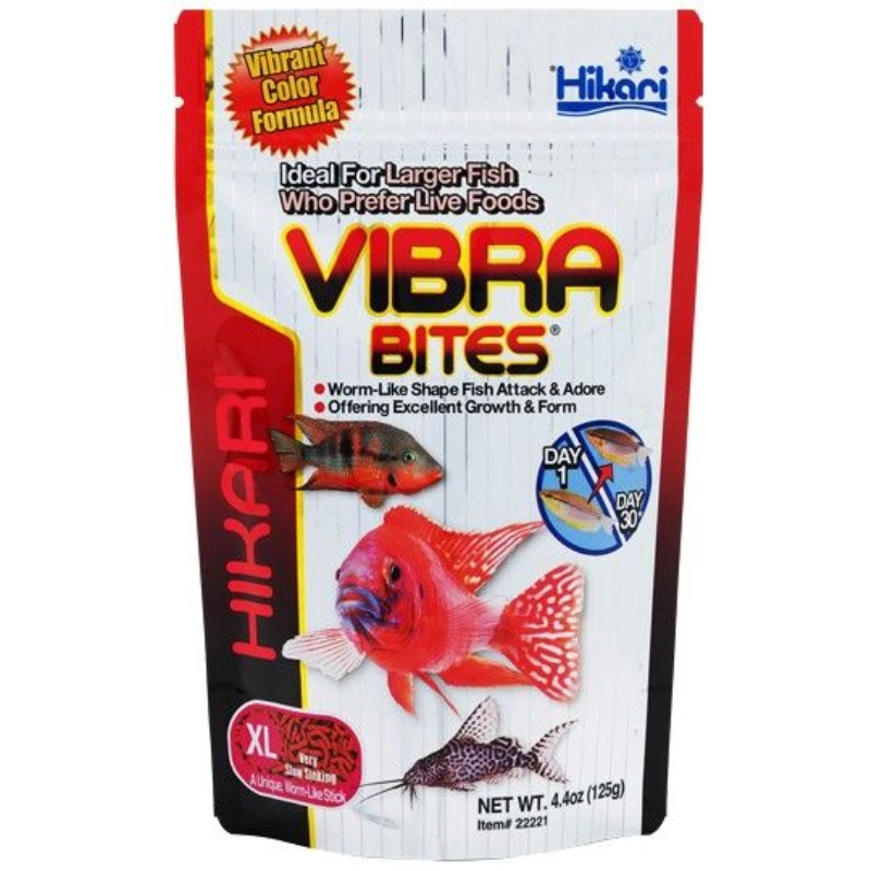 Picture of Essential Pet Products HK22221 Hikari Vibra Bites Tropical Fish Food - 4.4 oz - Extra Large