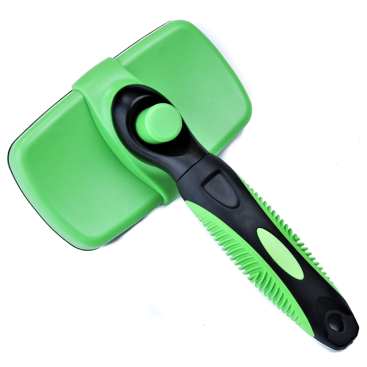 Picture of Essential Pet Products GB-G Easy Clean Slicker Grooming Brush for Dogs & Cats - Green