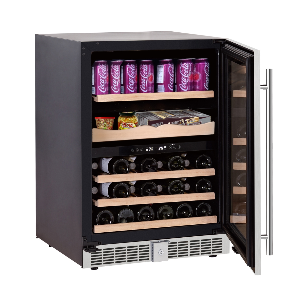 Picture of Equator Advanced Appliances GC 43 43 Bottle & 43 Can Luxury Gourmet Dual Zone Freestanding Wine Refrigerator