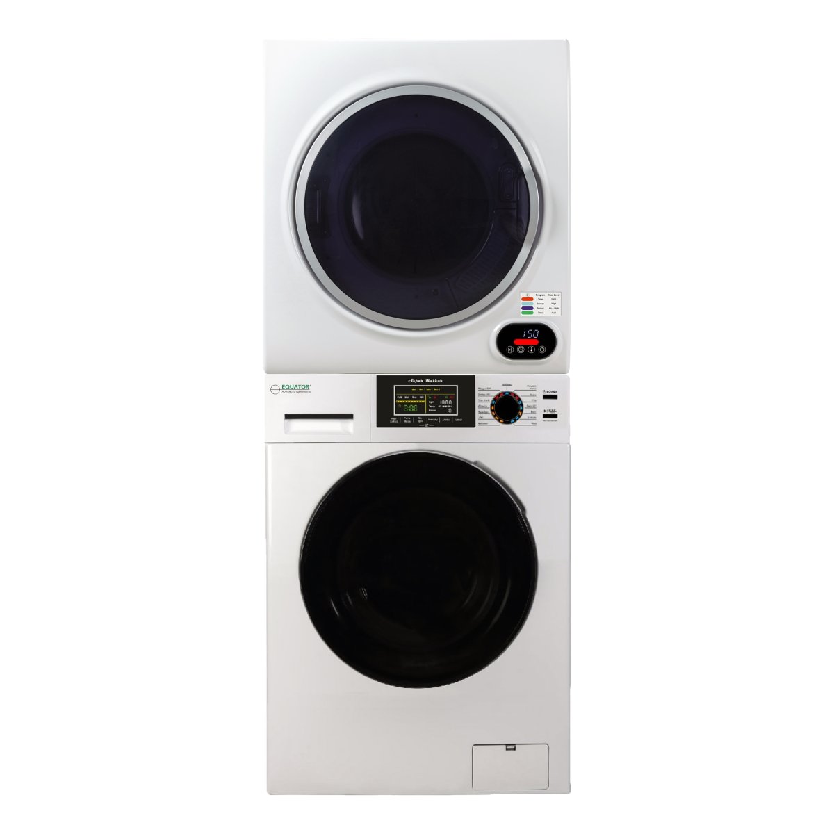 EW 835-ED 852 Stackable Super Washer & Compact Short Dryer -  Equator, EW 835 + ED 852