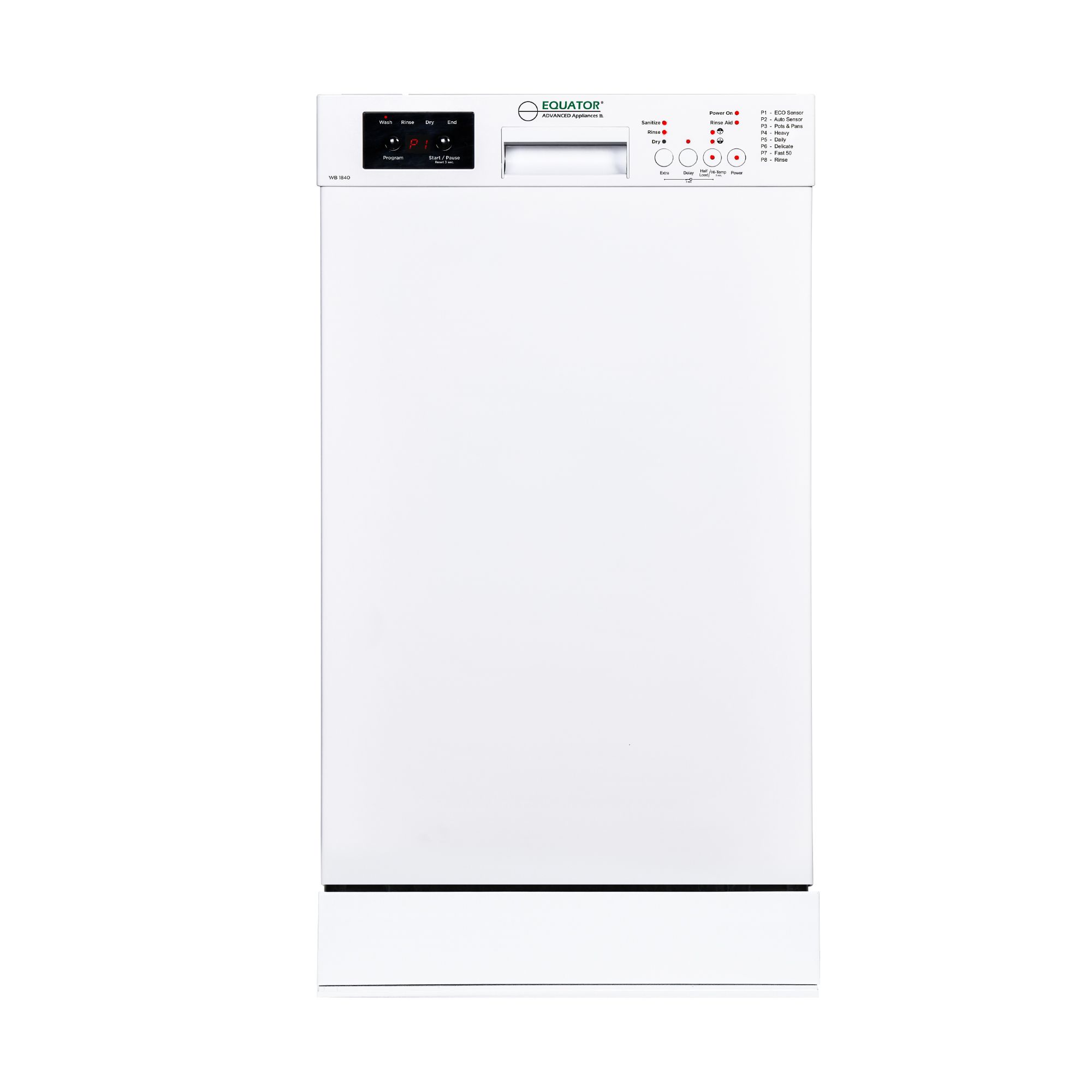 Picture of Equator 18 in.  Built-In Dishwasher w/ Front Control 10 Place Setting Made in Europe  Energy Star