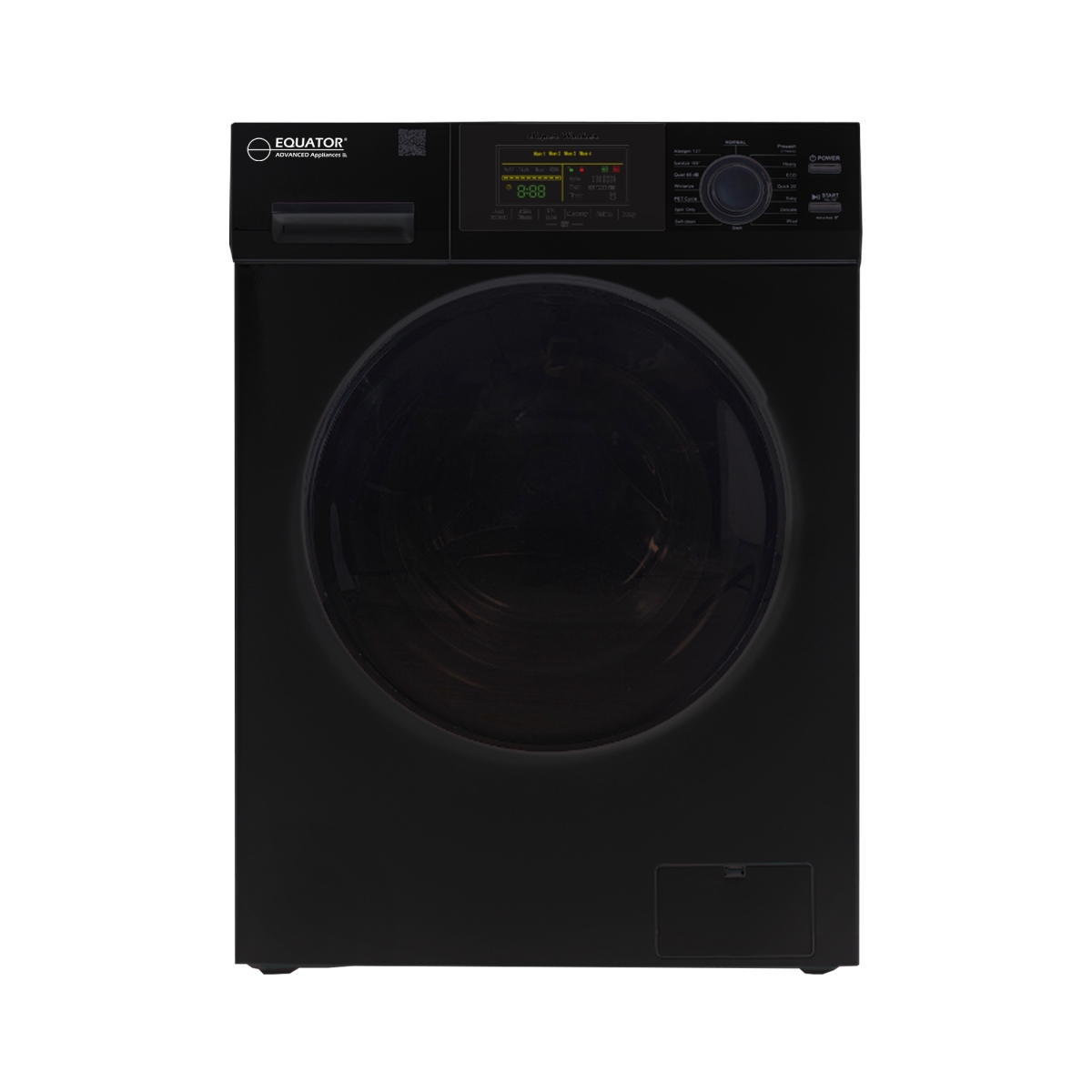 EW 826 B Equator 1.6 cu.ft./15 lbs White 110V Front load Washer 15 programs + Pet Cycle