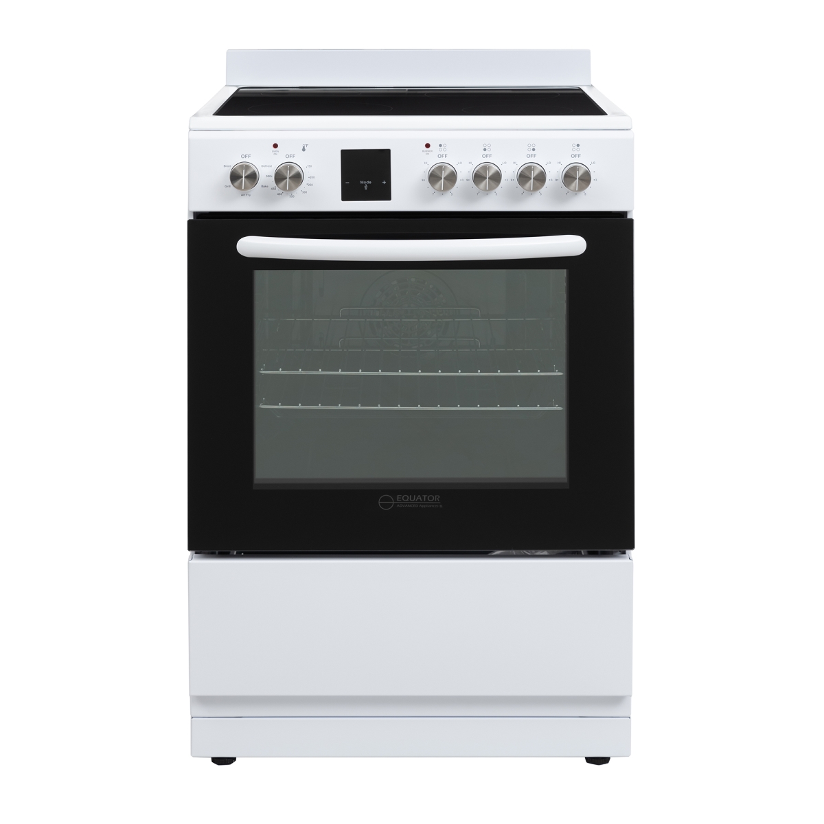 ECR 244 White Equator 24 Freestanding Electric Cooking Range in White with Convection Oven -  Equator Advanced Appliances