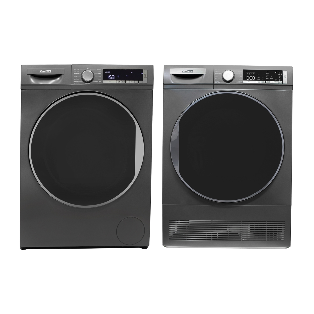 CW 2240+CD 4040 T Conserv LUXURY Washer 2.2cf 110V+Condensing Dryer 4cf 220V 2 Year Warranty Europe -  Equator Advanced Appliances