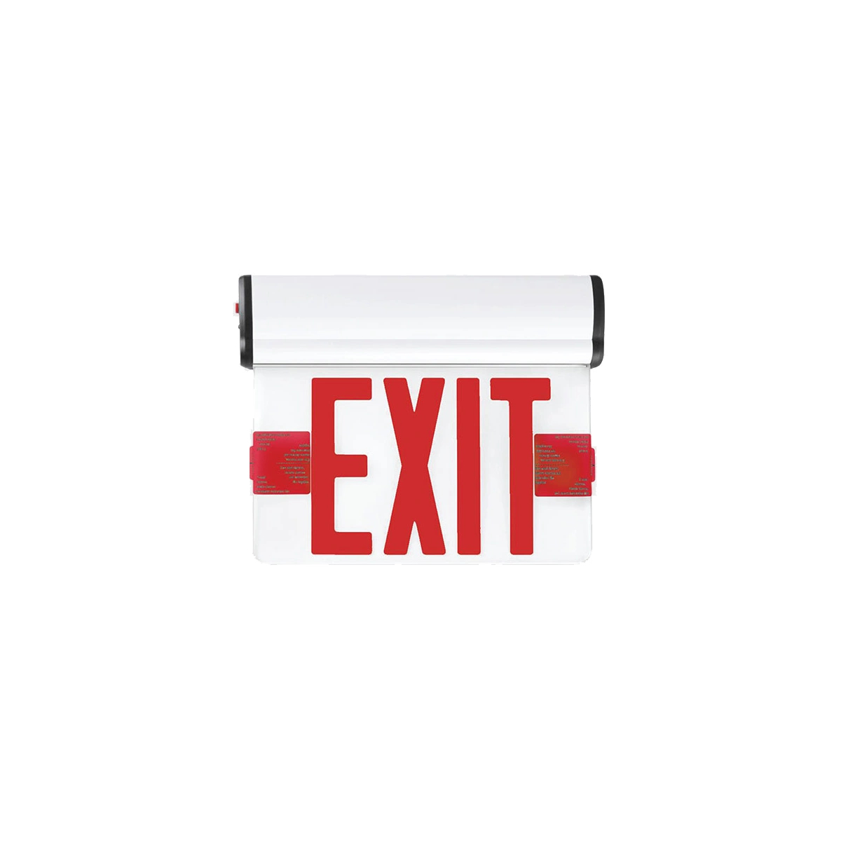 102-12600010-1 Red Letter Edge Lit Exit Sign