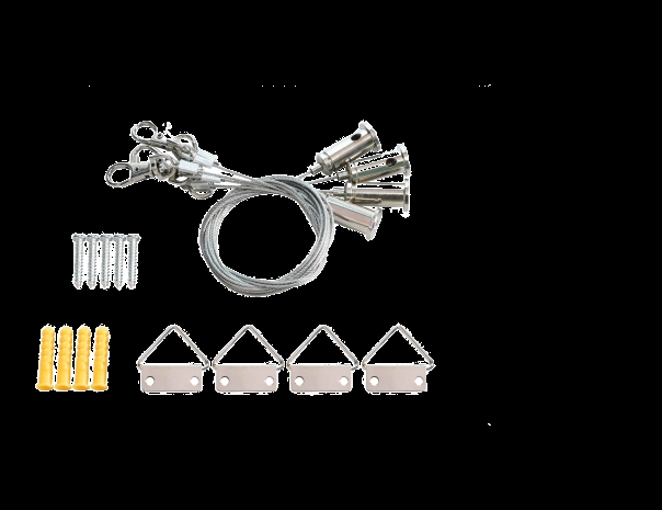100-70100004-1 4 Cable Suspension Mount Kit for Light Fixture