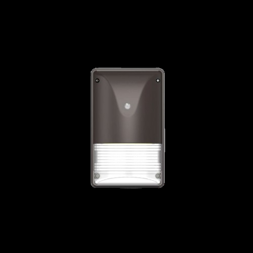 Picture of Medinah Power 102-12400022-1 15&#44; 25 & 30W 120-277V Correlated Temperature Select LED Mini Wallpack&#44; Bronze