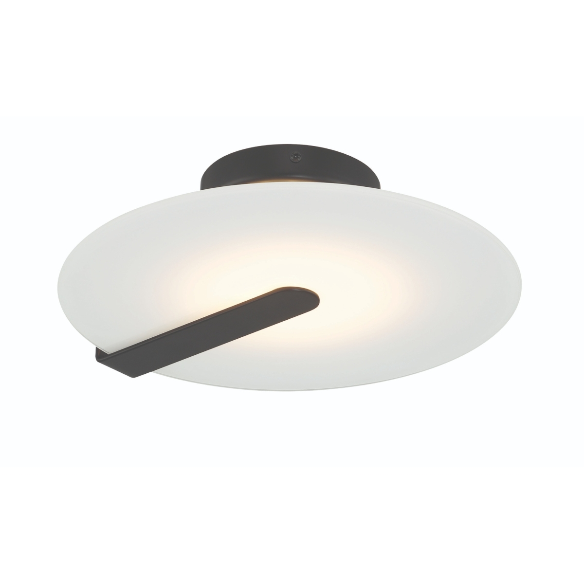 Picture of Eurofase 46843-012 Nuvola 12 in. Matte Black Flush Mount Ceiling Light