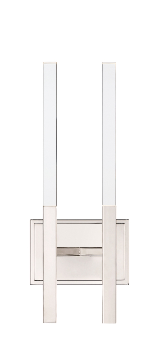 Picture of Eurofase 46426-024 Benicio 2-Light 18 in. Polished Nickel Clear Glass Wall Sconce