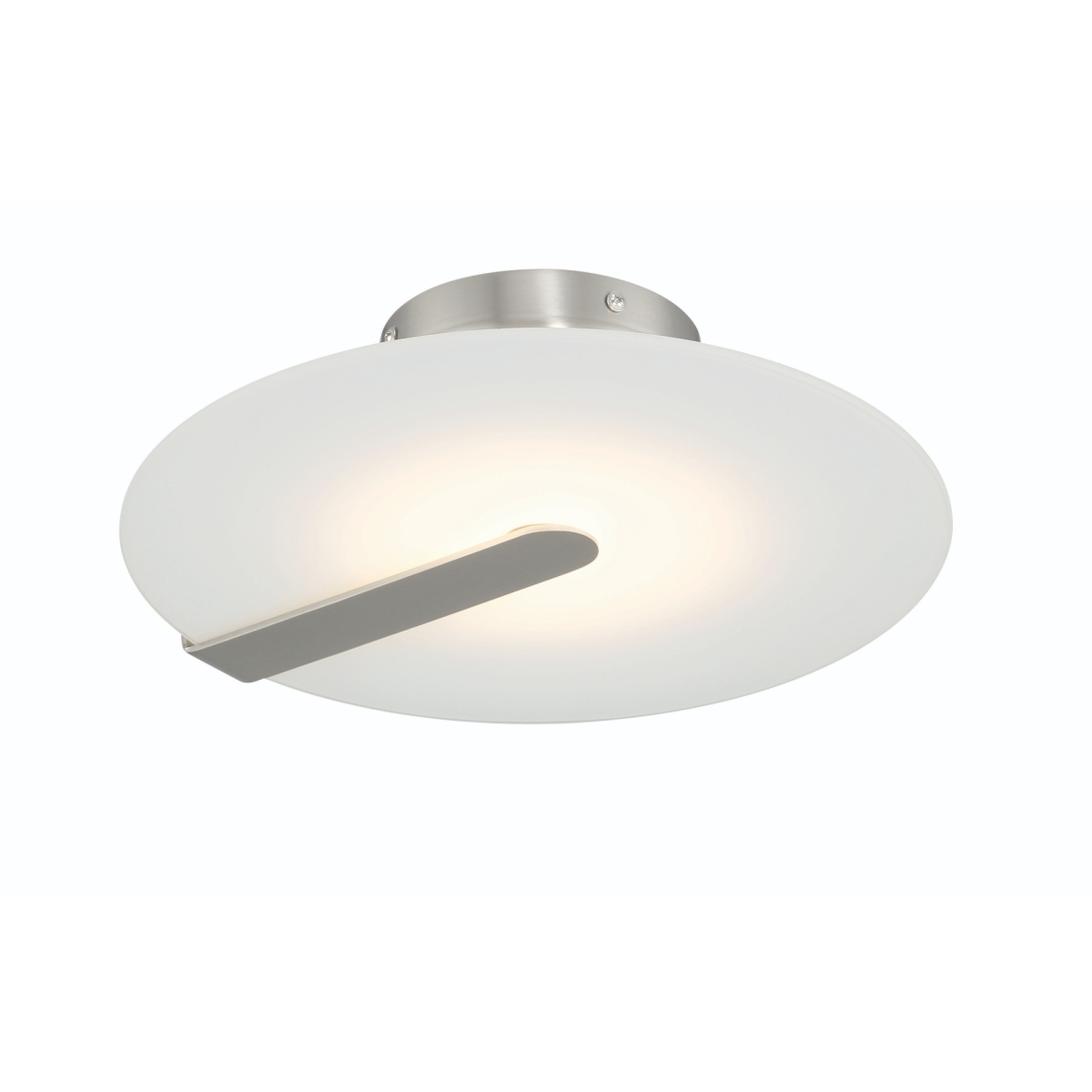 Picture of Eurofase 46843-029 Nuvola 12 in. Satin Nickel Flush Mount Ceiling Light