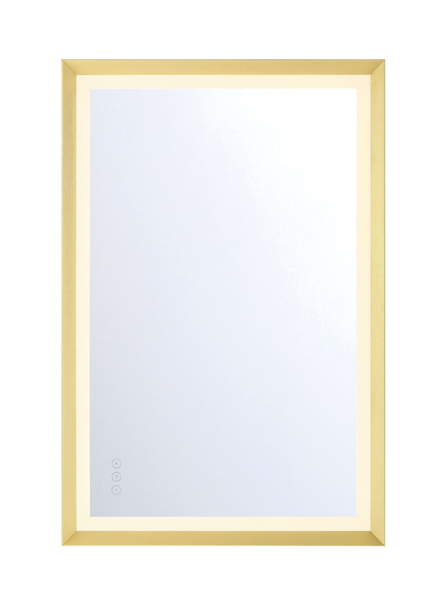 Picture of Eurofase 48974-011 Artell 24 x 36 in. Brushed Gold Mirror