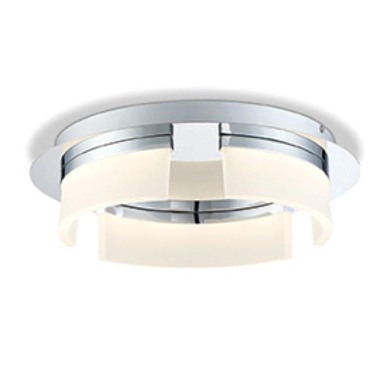 Picture of Eurofase 31799-010 Bria 15 in. Chrome White Acrylic Flush Mount Ceiling Light