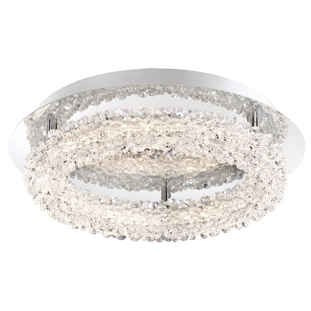 Picture of Eurofase 34159-019 Sassi 15 in. Chrome Flush Mount Ceiling Light
